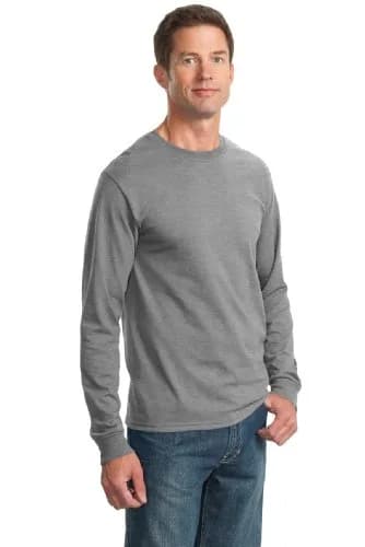 Jerzees Dri-Power 50/50 Cotton/Poly Long Sleeve T-Shirt | Seamless Body, Preshrunk, Performance Fit thumbnail 6
