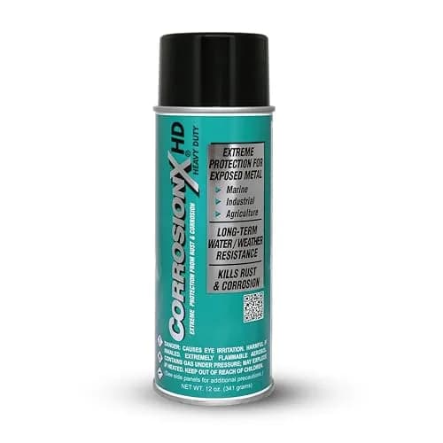 CorrosionX Heavy Duty Anti Rust 12oz | Self-Healing, Dripless, Long-Lasting Metal Protection — 12oz Aerosol