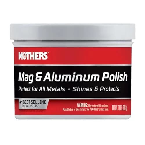 Mothers Mag & Aluminum Polish 283g (10 oz) | Brilliant Shine for Automotive Metals — Polish