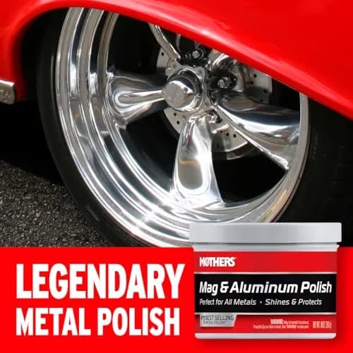 Mothers Mag & Aluminum Polish 283g (10 oz) | Brilliant Shine for Automotive Metals thumbnail 2