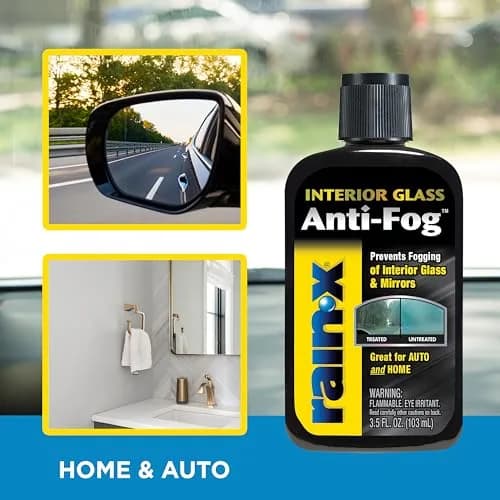Rain-X Anti-Fog Treatment 103ml (3.5 Fl Oz) | Prevents Fogging on Auto & Home Glass thumbnail 6
