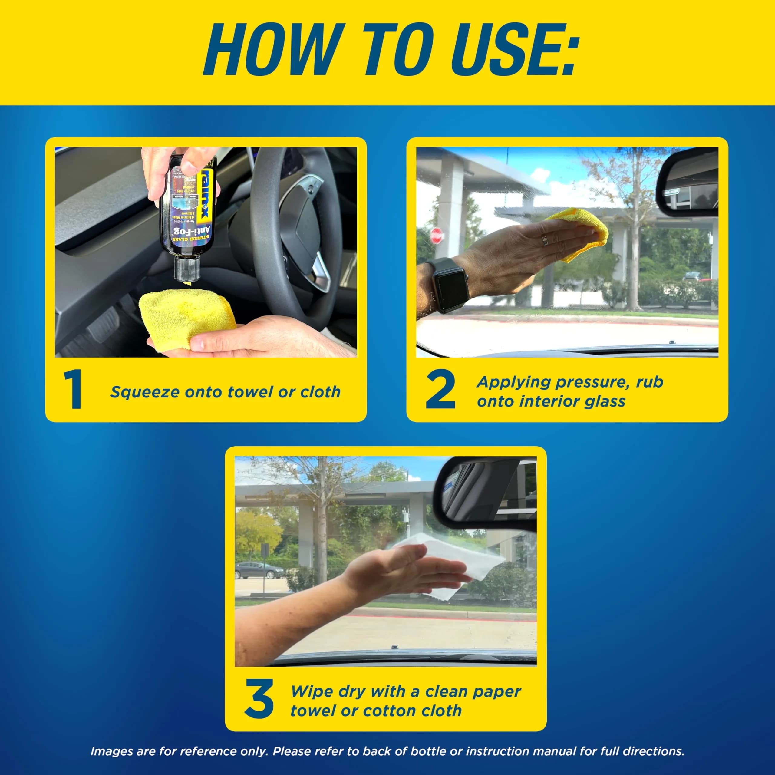 Rain-X Anti-Fog Treatment 103ml (3.5 Fl Oz) | Prevents Fogging on Auto & Home Glass - view 3