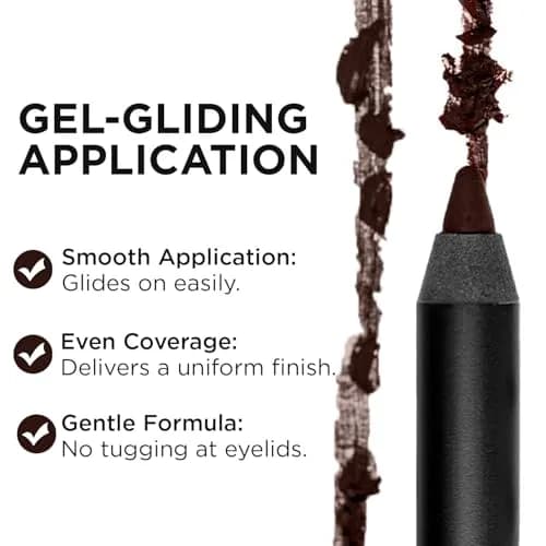 Lord & Berry Smudgeproof Waterproof Eye Liner - Vegan, Long Lasting, Brown | Easy to Use, 0.04 Oz thumbnail 6