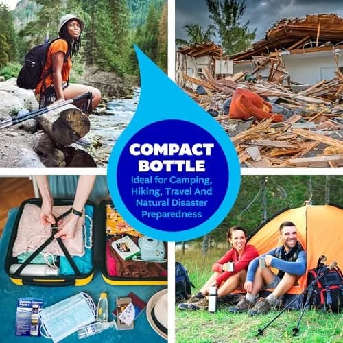 Potable Aqua Water Purification Tablets with PA Plus - 100 Count (50+50) | Disinfects Water for Hiking & Emergencies thumbnail 4
