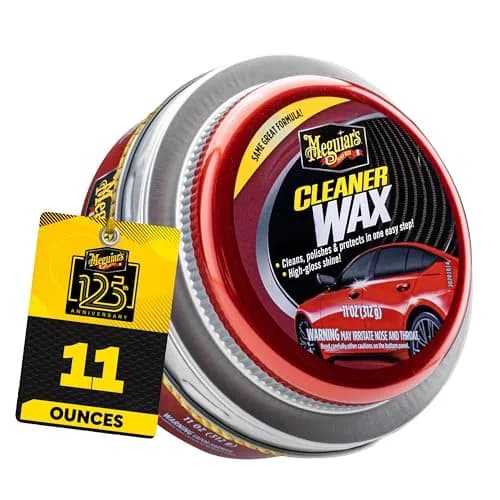 Meguiar's Cleaner Wax 11 Oz | High-Gloss Finish, Cleans & Protects on All Clear Coats thumbnail 1