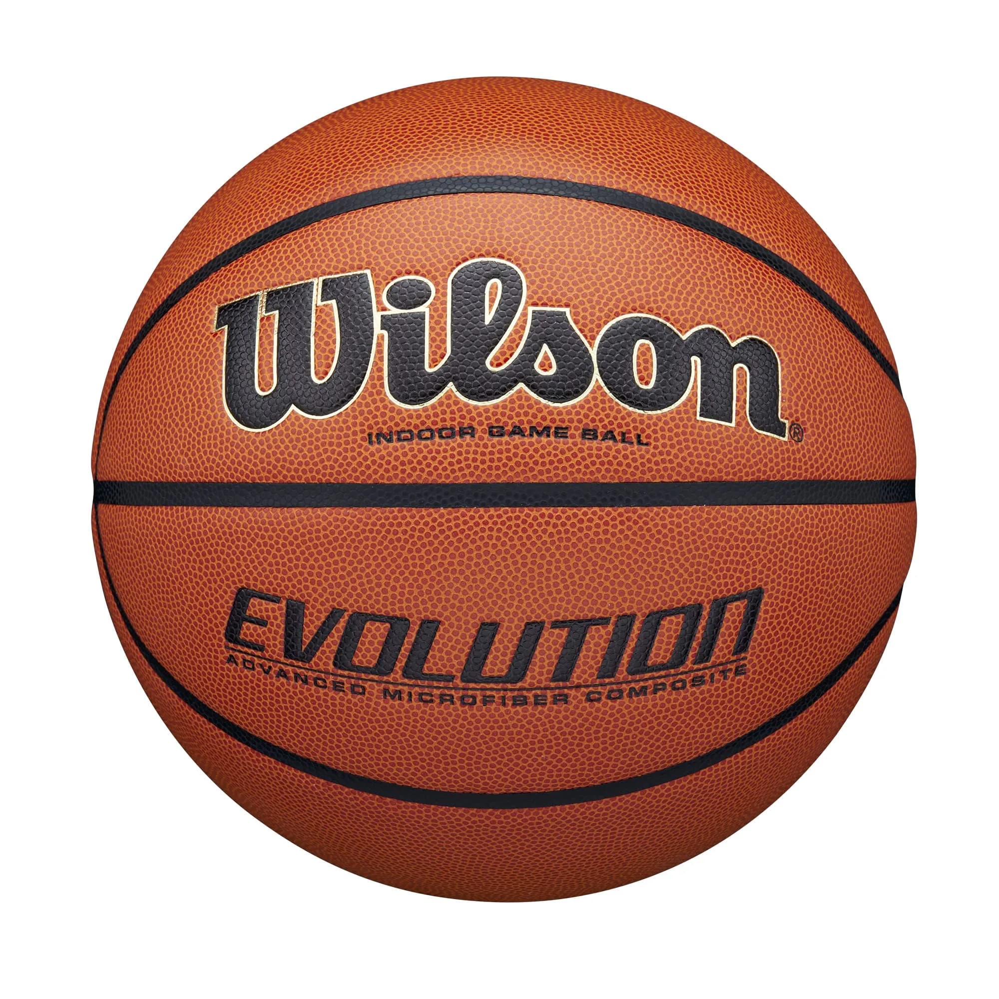 Wilson Evolution Official Size Game Basketball 29.5" (740g) | NFHS Approved Indoor Play