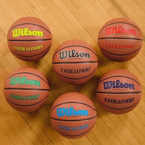 Wilson Evolution Official Size Game Basketball 29.5" (740g) | NFHS Approved Indoor Play thumbnail 4