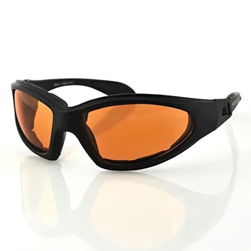Bobster GXR ® Safety Glasses with Amber Lens | Anti-Fog, UV Protection, Water Float thumbnail 1