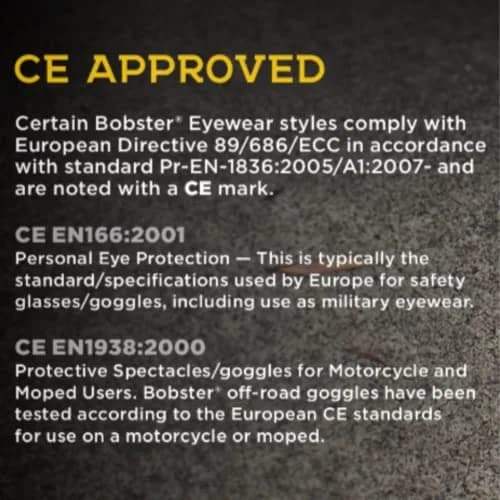 Bobster GXR ® Safety Glasses with Amber Lens | Anti-Fog, UV Protection, Water Float thumbnail 5