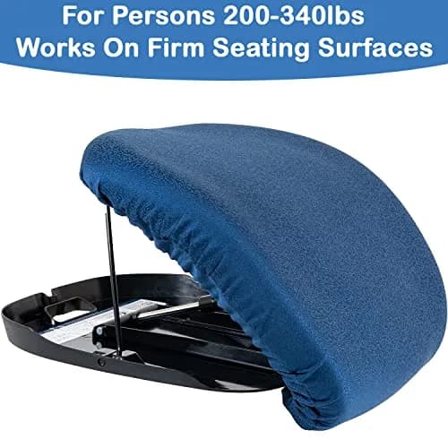 Carex Upeasy Seat Assist Plus | Portable Self-Powered Lifting Seat Cushion Supports 340 lbs thumbnail 2
