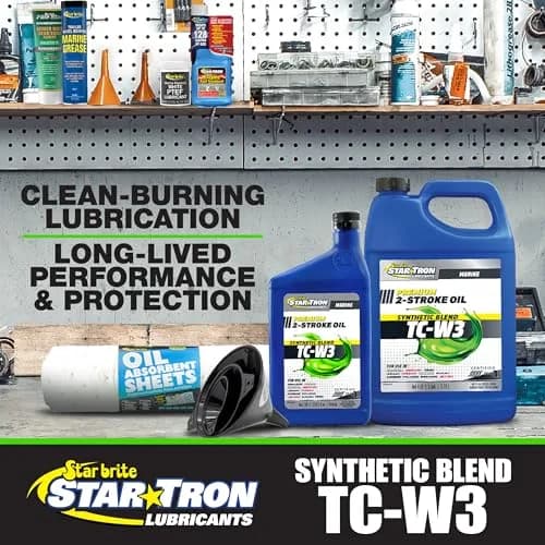 STAR BRITE TCW3 2-Stroke Synthetic Blend Engine Oil | High-Performance Marine & Auto Oil, 1 Gallon thumbnail 2
