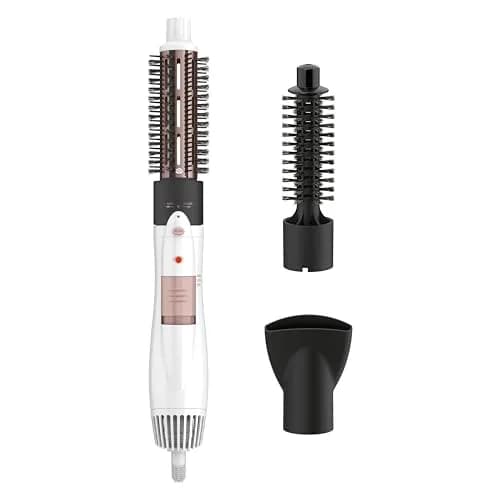 Conair Double Ceramic 3-in-1 Hot Air Brush White | Styles Curls & Straight Hair thumbnail 1