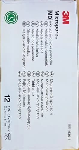 3M Medical & Surgical Micropore Surgical Tape White 1 in (2.5 cm) x 10 yd (9.14 m) | Gentle, Breathable, Hypoallergenic thumbnail 4