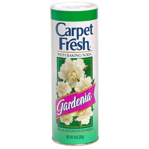 Carpet Fresh Rug and Room Deodorizer with Baking Soda, Gardenia Fragrance, 168 oz (12 x 14 oz) | Concentrated Formula Textile Deodorizer thumbnail 1
