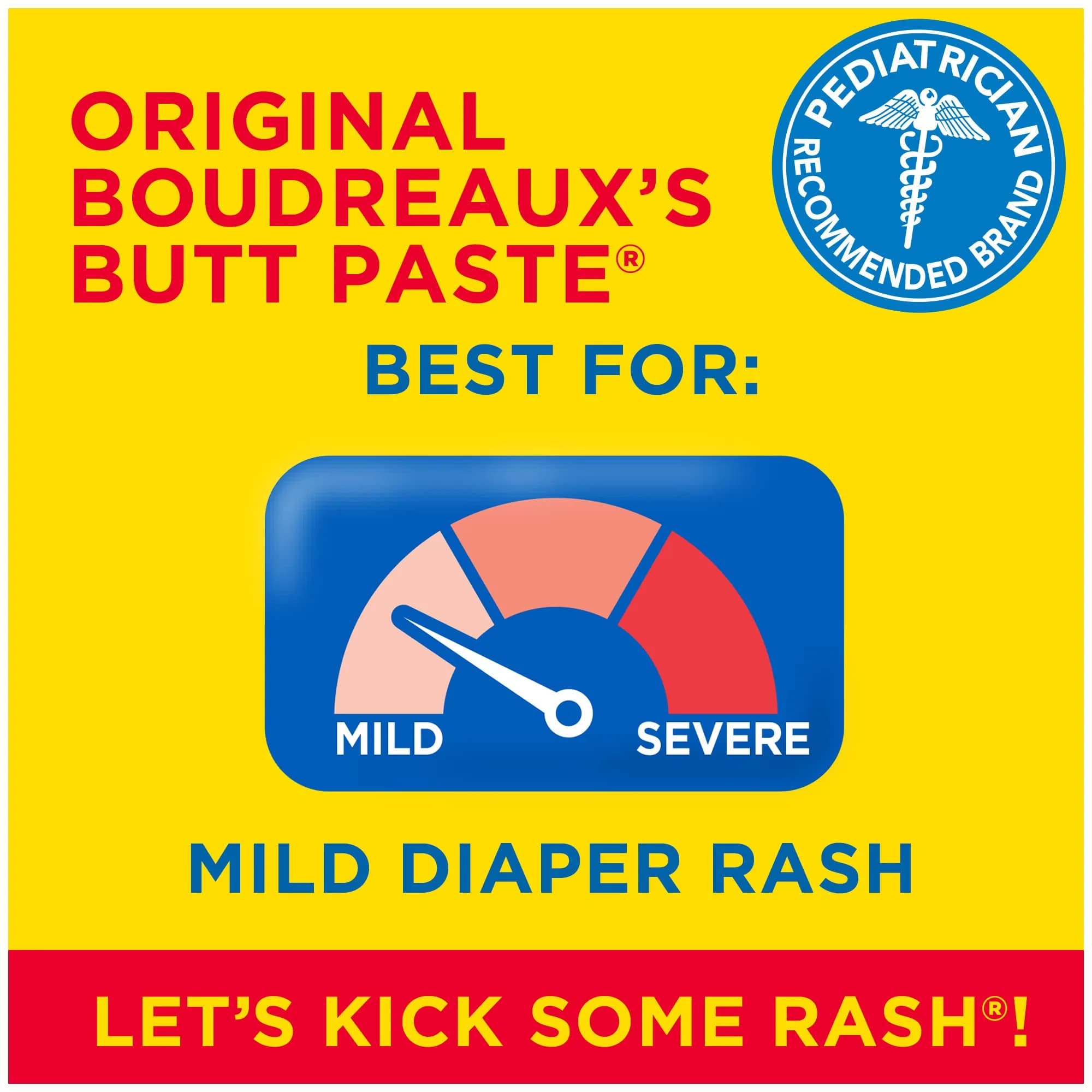 Boudreaux's Butt Paste Original Diaper Rash Cream with Zinc Oxide 16 oz (454 g) | Fast Relief for Baby Skin - view 2