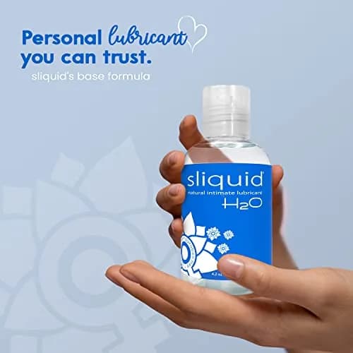 Sliquid H2O Water Based Lube Lubricant 125ml (4.2 Fl Oz) | Glycerin Free Personal Lubricant for Sex thumbnail 4