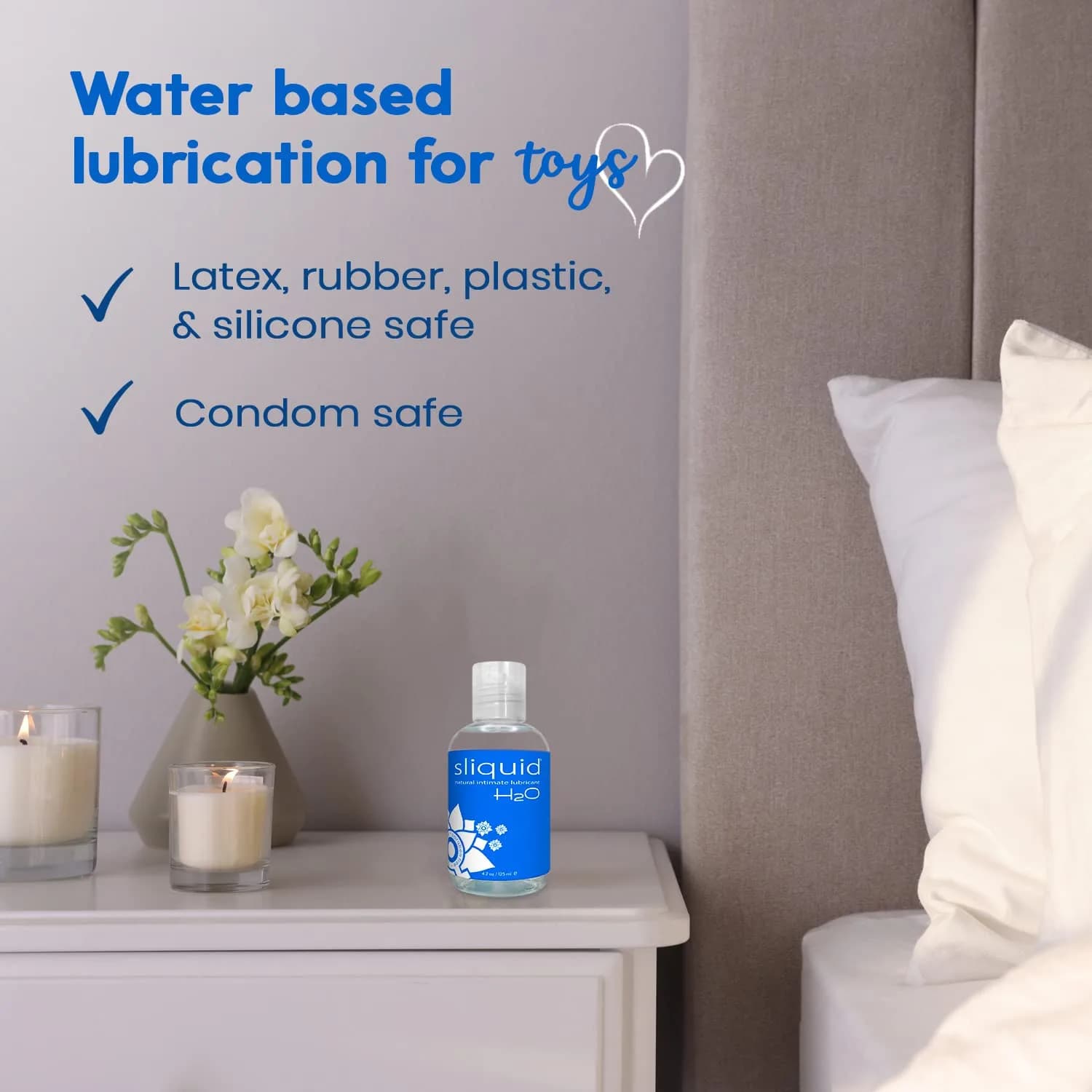 Sliquid H2O Water Based Lube Lubricant 125ml (4.2 Fl Oz) | Glycerin Free Personal Lubricant for Sex - view 7