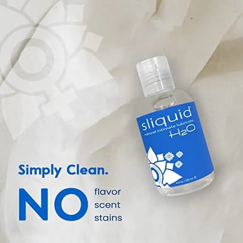 Sliquid H2O Water Based Lube Lubricant 125ml (4.2 Fl Oz) | Glycerin Free Personal Lubricant for Sex thumbnail 8