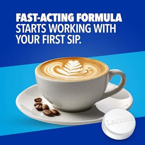 Lactaid Fast Act Chewables Vanilla Twist 60 Ct | Digestive Enzyme Tablets for Kids and Adults thumbnail 4