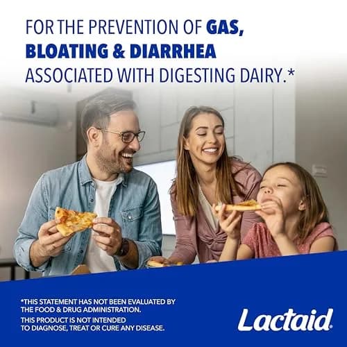 Lactaid Fast Act Chewables Vanilla Twist 60 Ct | Digestive Enzyme Tablets for Kids and Adults thumbnail 3
