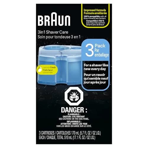Braun Clean & Renew Refill Cartridges CCR 3 (500ml / 17.1 Fl Oz) | Keep Your Shaver Hygienically Clean thumbnail 9