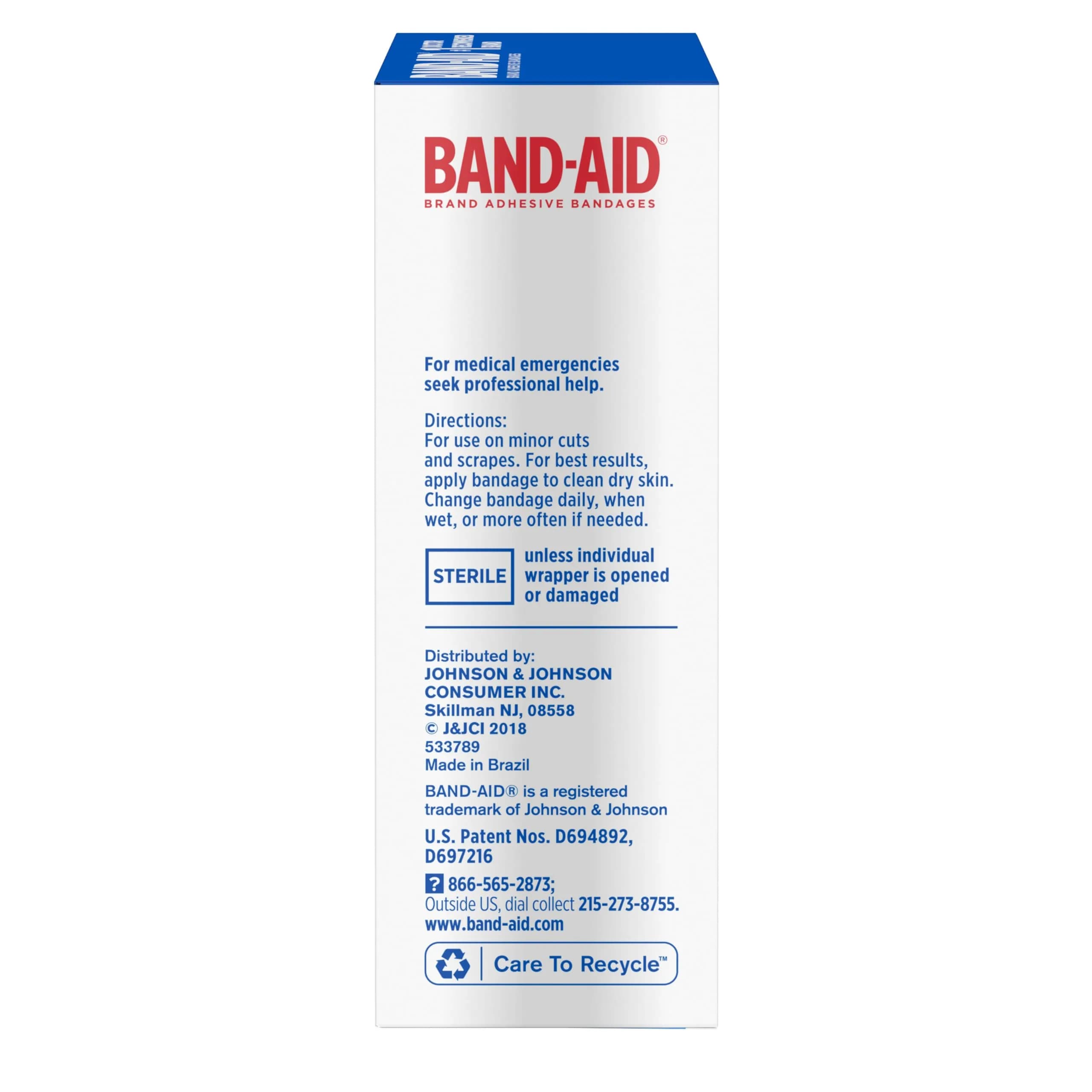 BAND-AID Brand Tru-Stay Sheer Adhesive Bandages, All One Size, 40 Ct | Dependable Lightweight Protection & Sterile Wound Care - view 7