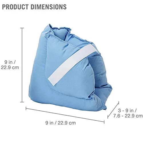 DMI Heel Cushion Protector Pillow Set of 2 | Relieves Pressure from Sores and Ulcers thumbnail 3
