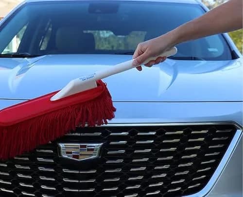 California Car Duster Standard Model with Plastic Handle and Red Wax Treated Cotton Mop 62443 | Dust Removal Tool for Cars thumbnail 5