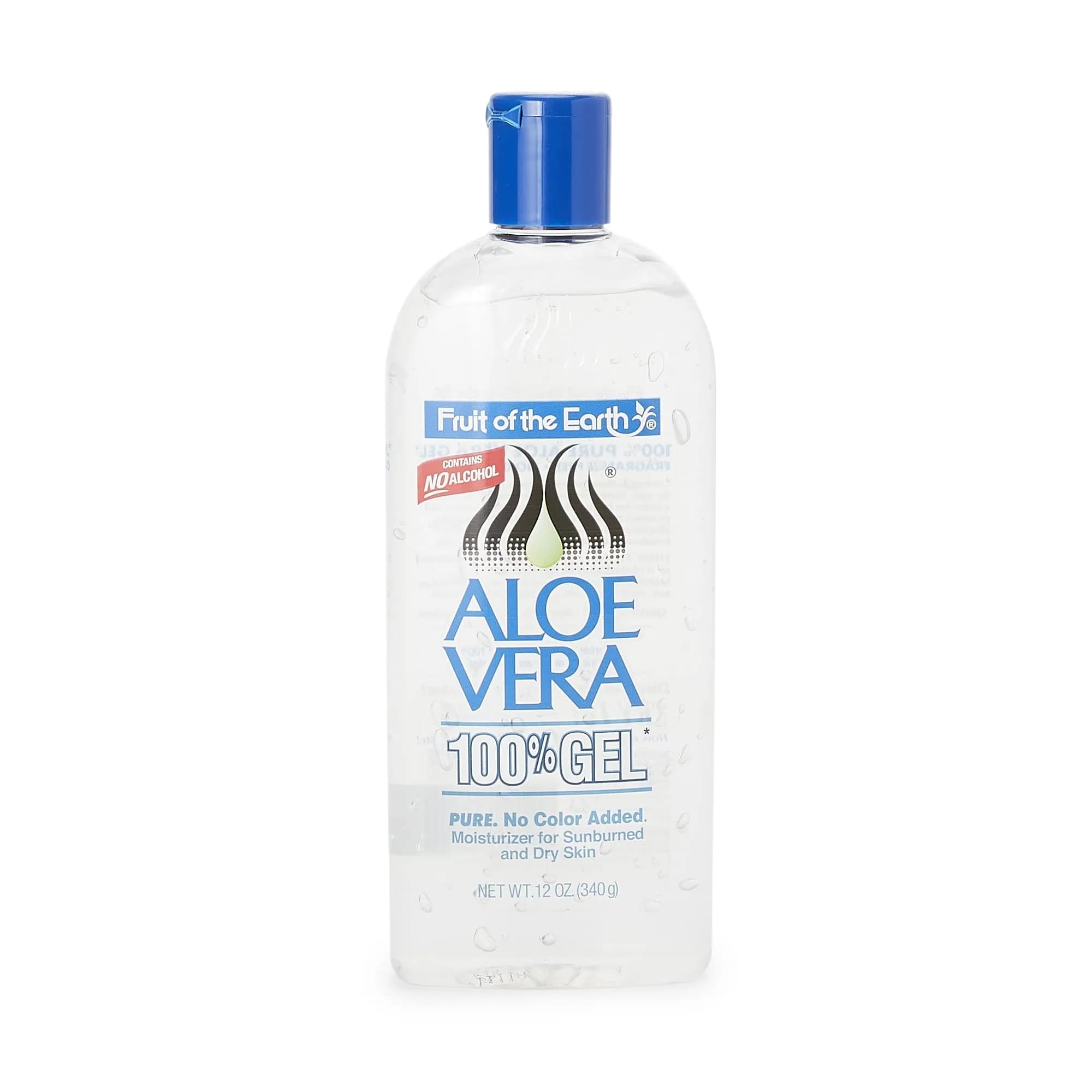 Fruit of the Earth Aloe Vera Gel 355ml (12 Ounce) | Pure Soothing & Moisturizing for Sun-Exposed Skin - main product image