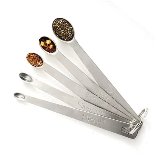 Norpro Mini Stainless Steel Measuring Spoons Set of 5 | Small, Precise, Durable Kitchen Tools thumbnail 5