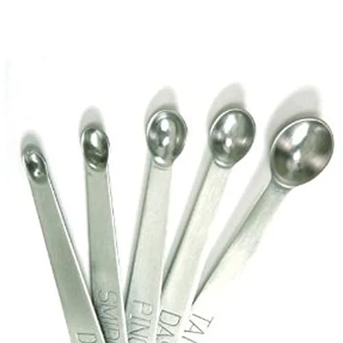 Norpro Mini Stainless Steel Measuring Spoons Set of 5 | Small, Precise, Durable Kitchen Tools thumbnail 2