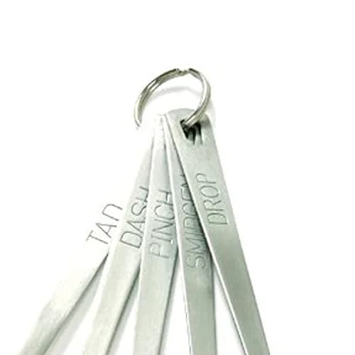 Norpro Mini Stainless Steel Measuring Spoons Set of 5 | Small, Precise, Durable Kitchen Tools thumbnail 3