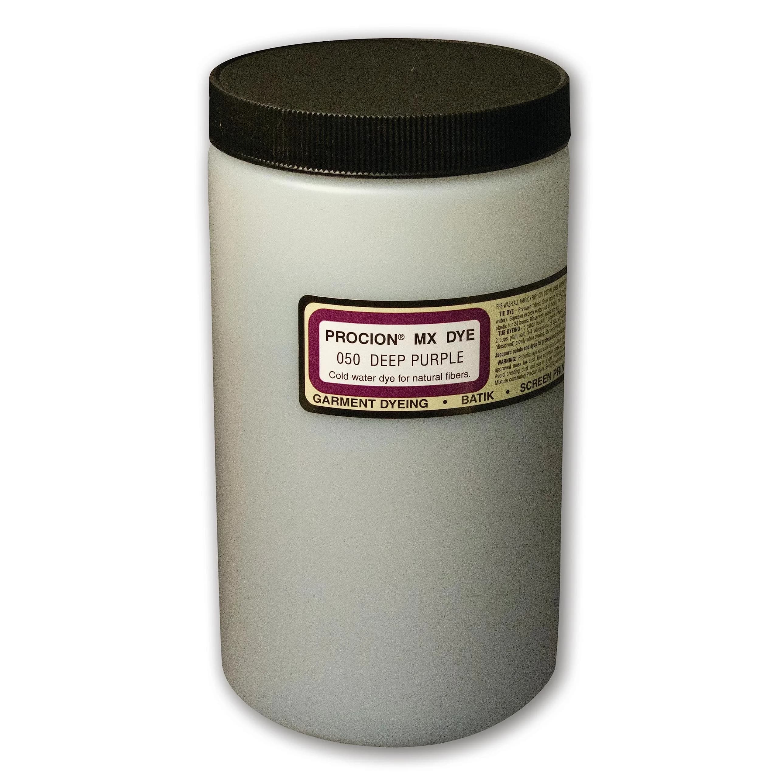 Jacquard Procion MX Dye Deep Purple 1 Lb (0.53 kg) | Fiber Reactive Cold Water Dye for Cotton, Linen, Rayon - main product image
