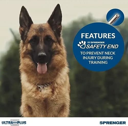 Herm Sprenger Chrome Plated Steel Training Prong Collar with Quick Release Snap for Dogs, 21-22 in (55cm) x 3mm, Neck Size UP to 18 inches thumbnail 5