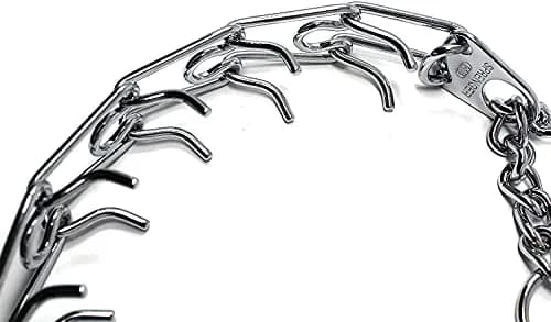 Herm Sprenger Chrome Plated Steel Training Prong Collar with Quick Release Snap for Dogs, 21-22 in (55cm) x 3mm, Neck Size UP to 18 inches thumbnail 9