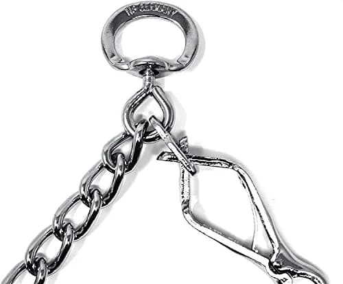 Herm Sprenger Chrome Plated Steel Training Prong Collar with Quick Release Snap for Dogs (25in/63cm x 4mm) (Neck Size Up to 21in/53cm) thumbnail 6