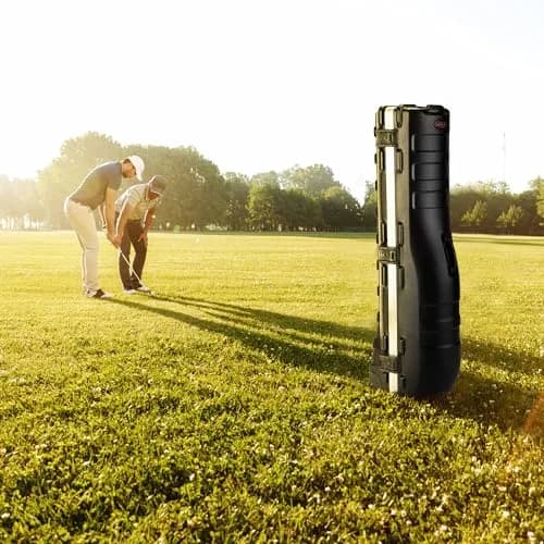 SKB Staff ATA Hard Shell Plastic Golf Travel Case for Cart Bags with Wheels | Impact-Resistant, TSA Lock, Lightweight thumbnail 6