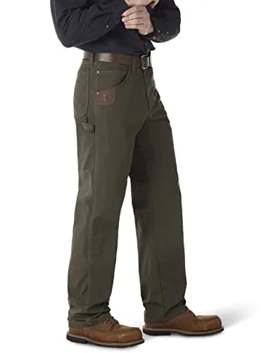 Wrangler Carpenter Jean Loden 38W x 34L | Durable Workwear with Comfort Fit thumbnail 2