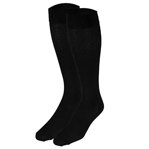 Truform Compression Socks, 15-20 mmHg, Women's Dress Socks, Knee High Over Calf Length, Black, Medium | Graduated Support for Leg Comfort thumbnail 6