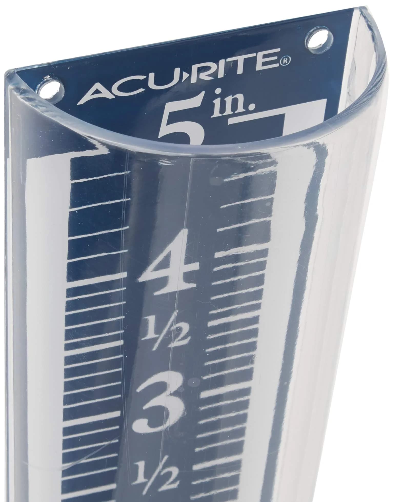 AcuRite Magnifying Rain Gauge 5" Capacity | Easy-to-Read Acrylic Outdoor Weather Measurement - view 5