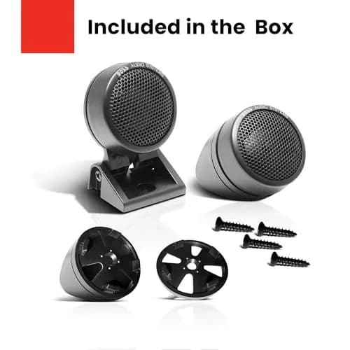 BOSS Audio Systems TW18 1 Inch Polyimide Dome Tweeters (Pair) | 200 Watts Max, 4 Ohm Impedance thumbnail 6