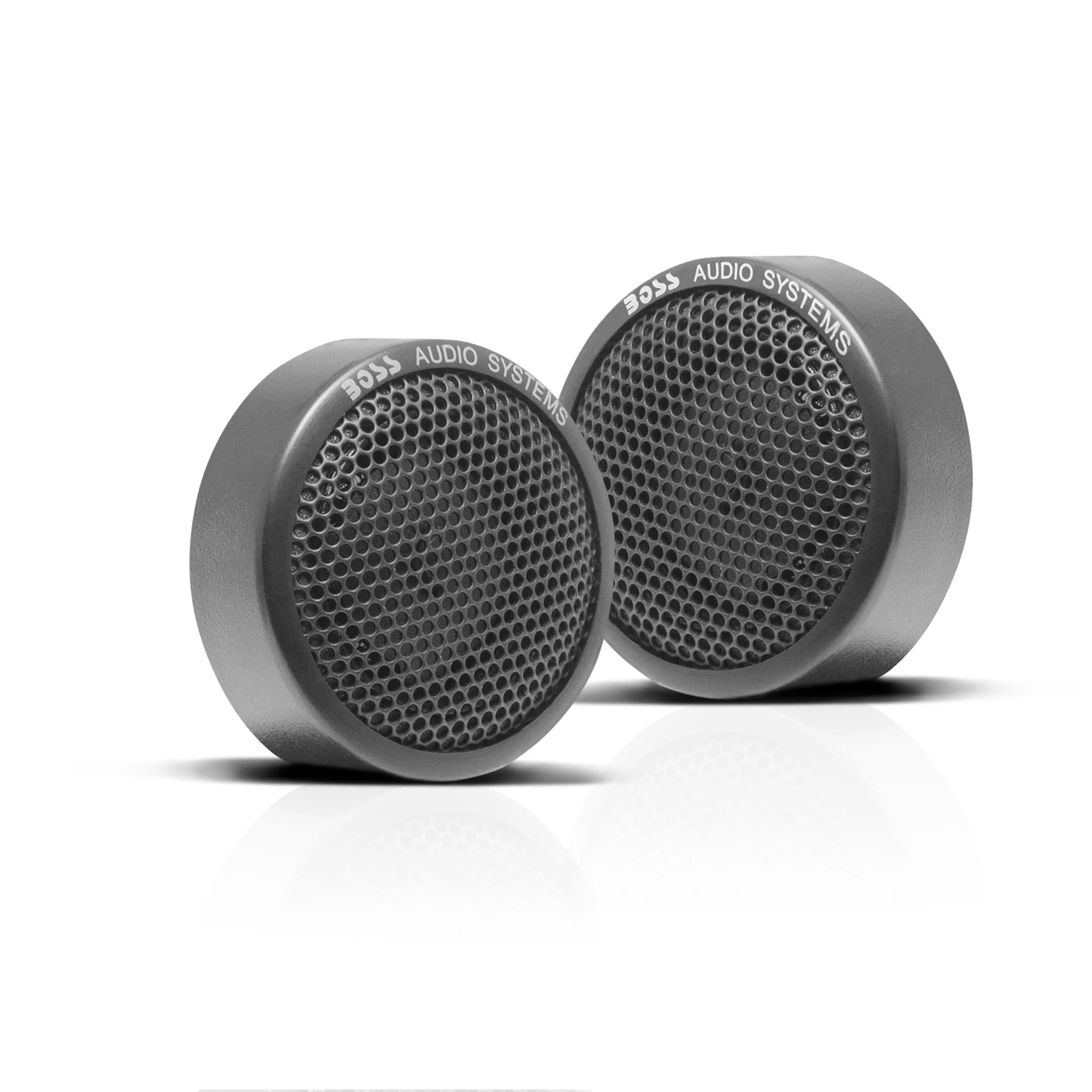 BOSS Audio Systems TW18 1 Inch Polyimide Dome Tweeters (Pair) | 200 Watts Max, 4 Ohm Impedance