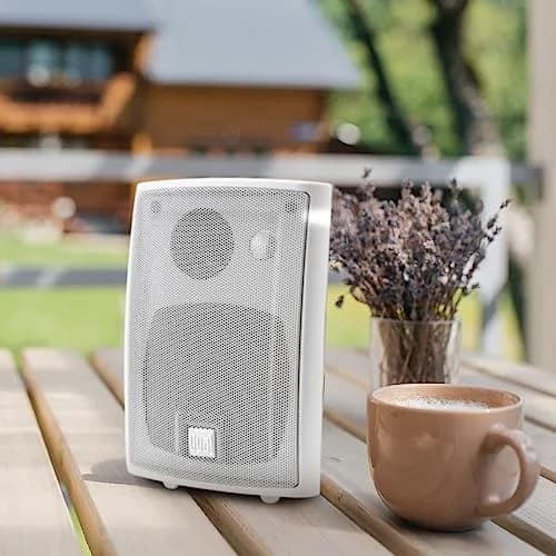 Dual Electronics LU43PW 4" 3-Way Indoor Outdoor Wired Speakers Weatherproof | Weather-Resistant, 4-Inch Woofer, 50W thumbnail 6