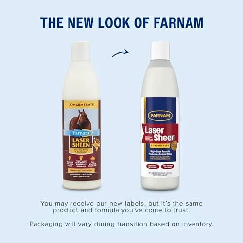 Farnam Laser Sheen Dazzling Shine & Detangler Concentrate for Horses 12 oz | Radiant Showring Shine & Mane Detangler thumbnail 2