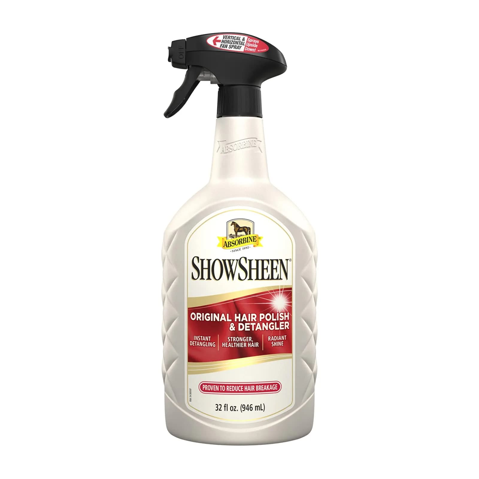 Absorbine ShowSheen Hair Polish & Detangler 946ml (32 fl oz) | World's Top Selling Equine Grooming Aid - main product image