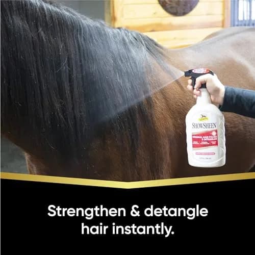 Absorbine ShowSheen Hair Polish & Detangler 946ml (32 fl oz) | World's Top Selling Equine Grooming Aid thumbnail 2