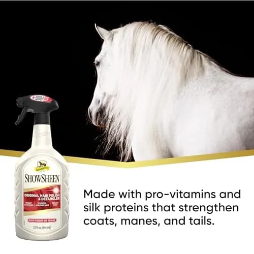 Absorbine ShowSheen Hair Polish & Detangler 946ml (32 fl oz) | World's Top Selling Equine Grooming Aid thumbnail 3