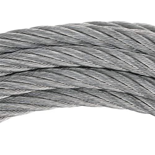 Seachoice Steel Winch Cable w/Safety Hook, 3/16 in. (4.76mm) x 25 ft. (7.62m), 4000-Lb. Tensile Strength | Heavy-Duty Marine Cable thumbnail 5