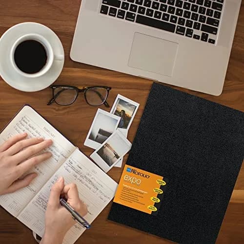 Itoya Art Profolio Expo Presentation/Display Book 9 x 12 inches | 12 Sleeves, Black, Acid-Free Pages thumbnail 5