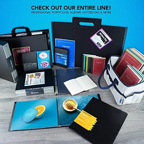Itoya Art Profolio Expo Presentation/Display Book 9 x 12 inches | 12 Sleeves, Black, Acid-Free Pages thumbnail 7